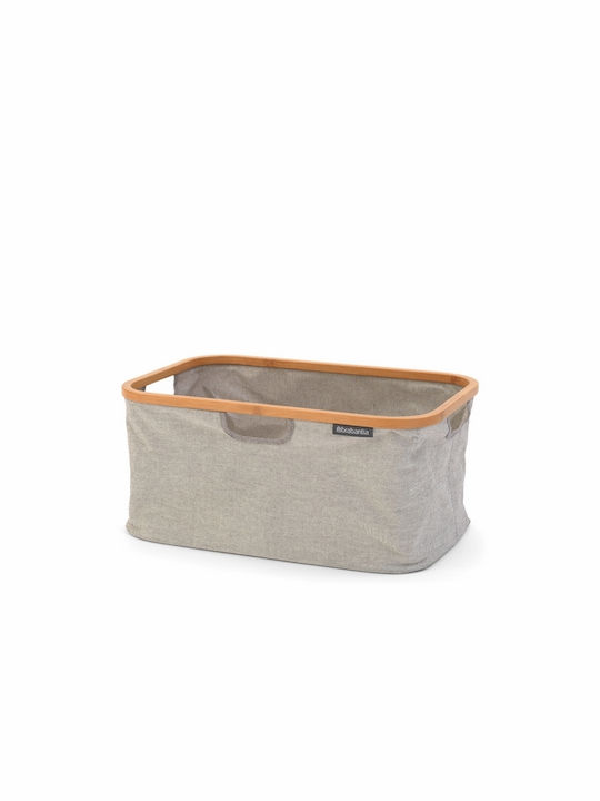 Brabantia Καλάθι Απλύτων Υφασμάτινο 40lt 54x26.5x26.5cm Γκρι