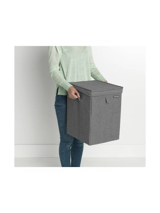 Brabantia Fabric Laundry Basket 35lt 35x44.5x32cm Black