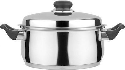Pyramis Zeon Tiefer Edelstahl-Topf 4.2Es / 22cm