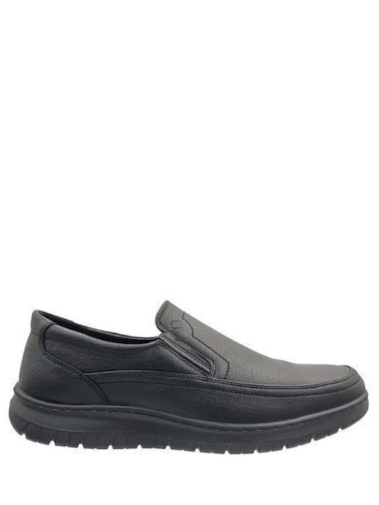 Cockers Men's Leather Casual Shoes Black