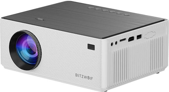 BlitzWolf BW-V8 066152 Mini Proiector LCD Full HD LED cu Wi-Fi și Difuzoare Incorporate Alb