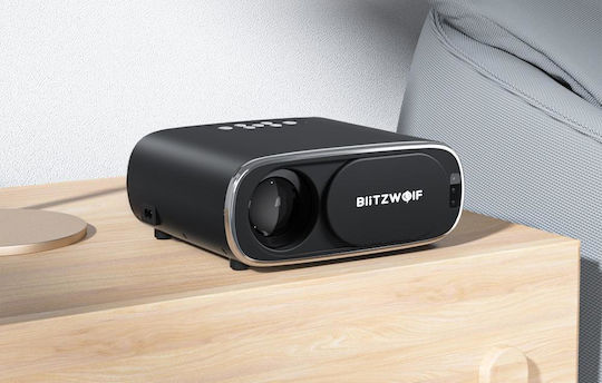 BlitzWolf BW-V4 Projector LCD Full HD LED Lamp with Wi-Fi and Built-in Speakers Black