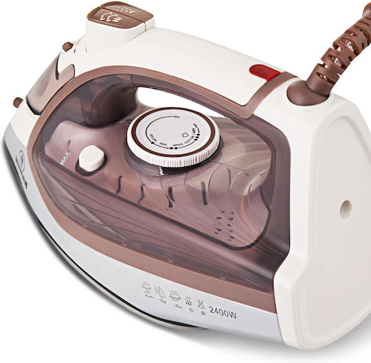 Human HU507 Steam Iron 2400W with Ceramic Plate and Continuous Steam Supply 35g/min