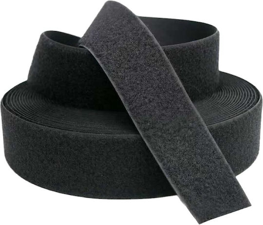 Powertech Black Fabric Velcro Tape Sewing Supply