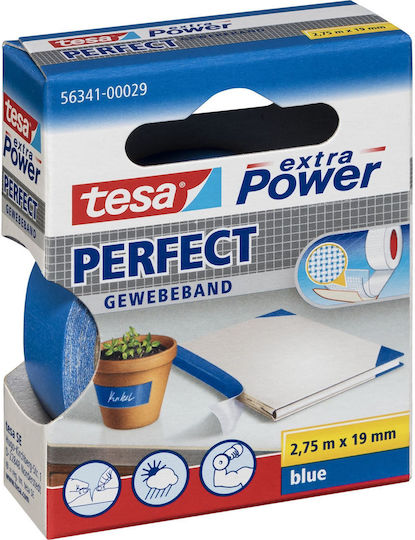 Tesa Tesa Tesa Extra Power Perfect Tape 2.75m 19mm Albastru
