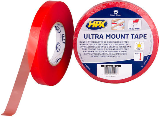 HPX UM 1950 Self-Adhesive Double-Sided Tape Transparent 25mmx50m 1pcs UM1950