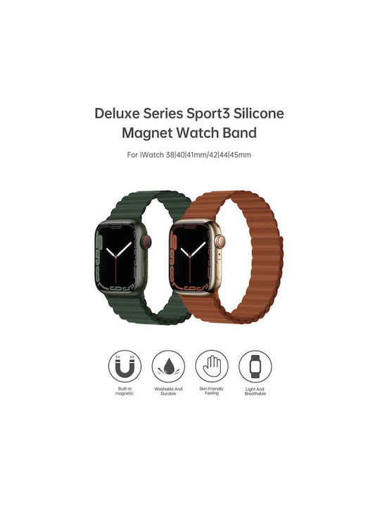 Devia Sport3 Strap Silicone Brown (Apple Watch 38/40/41/42mm)