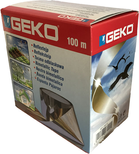 Geko Bimetallic Ταινία Απώθησης Πουλιών 100x0.07m