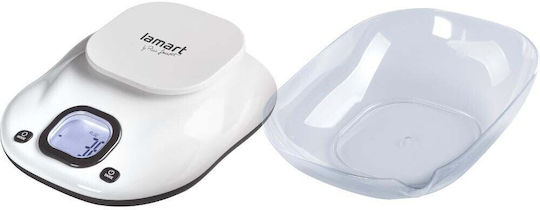 Lamart Digital Kitchen Scale with Bucket up to 5kg White