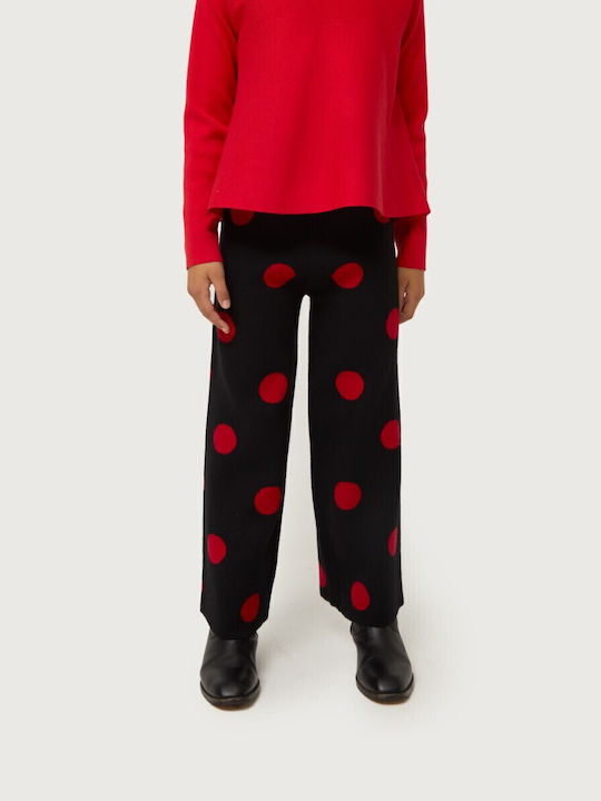 Pantalon Larg pentru Copii Negru