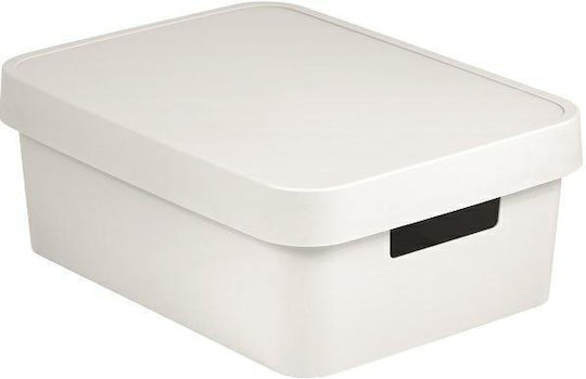 Curver Infinity Пластмаса Кутия за съхранение с капак Бял 36x27x22см 1бр