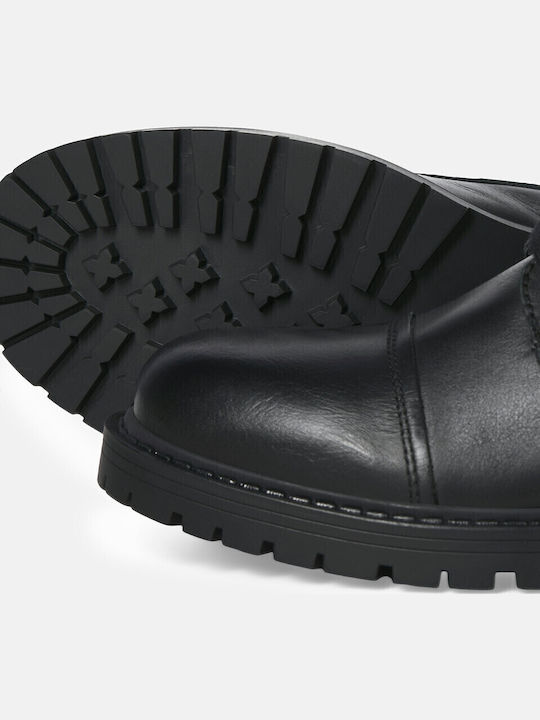 Leder Gray Herrenstiefel