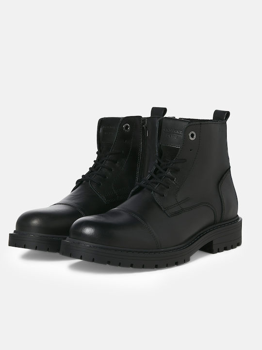 Leder Gray Herrenstiefel