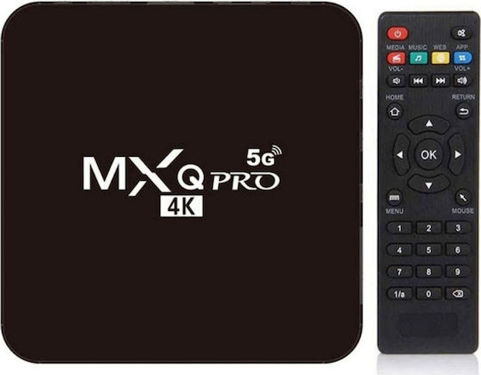 TV Box MXQ Pro 4K UHD with WiFi USB 2.0 16GB RAM and 256GB Storage Space with Operating System Android 11.1
