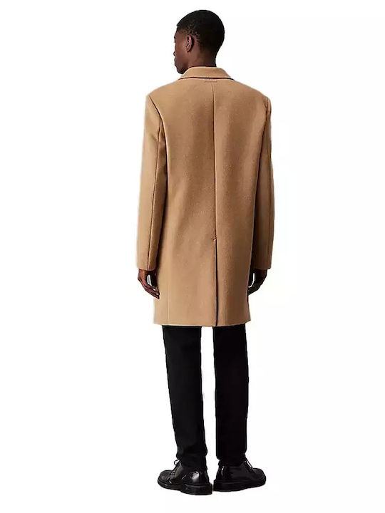 Calvin Klein Men's Coat Natural Khaki