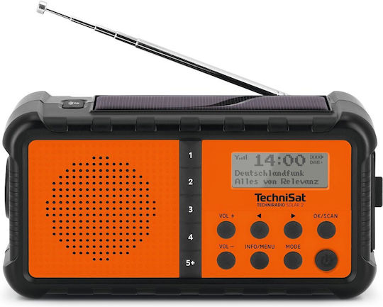 Technisat Techniradio Solar 2 Φορητό Ραδιόφωνο Ηλιακό DAB+ Πορτοκαλί