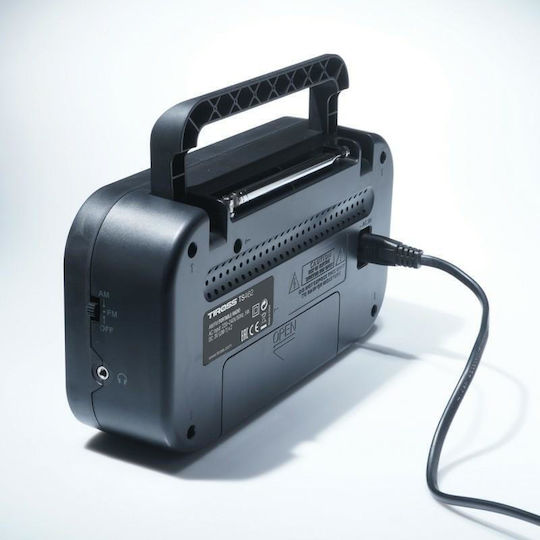 Tiross TS-462 Φορητό Ραδιόφωνο Μπαταρίας Μαύρο