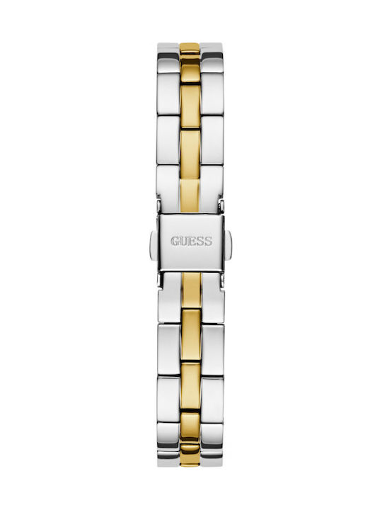 Guess Womens Watch 28mm Chronograph Battery With Gold Steel Bracelet
