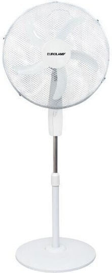 Eurolamp Pedestal Fan 60W 50cm Diameter White