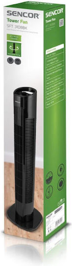 Sencor Ανεμιστήρας Πύργος 50W Μαύρος