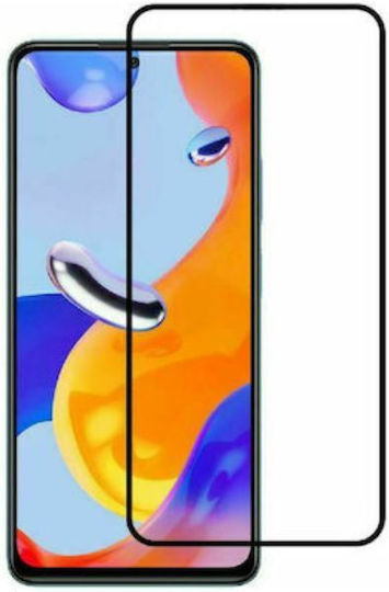 5D Full Face Tempered Glass Μαύρο (Poco M4 Pro 5G / Redmi Note 11s 5G)