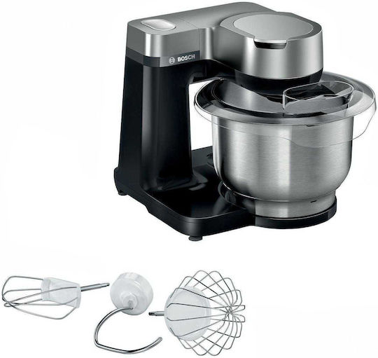 Bosch Κουζινομηχανή 900W με Ανοξείδωτο Κάδο 3.8lt