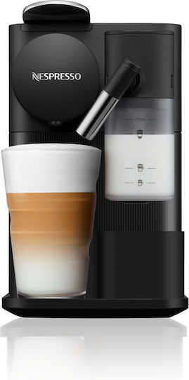 De'Longhi Lattissima One Pod Coffee Machine Nespresso Pressure 19bar with Milk Frother Black