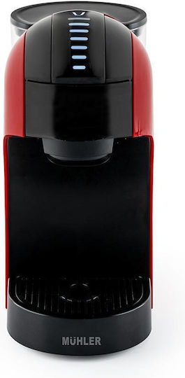 Muhler MCM-611 Pod Coffee Machine Nespresso Pressure 20bar Red