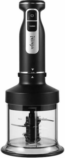 Ninja Foodi 3-in-1 Hand Blender with Stainless Steel Rod 850W Black