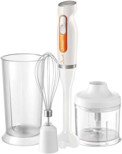Sencor Handmixer mit Kunststoff-Stab 600W Weiß