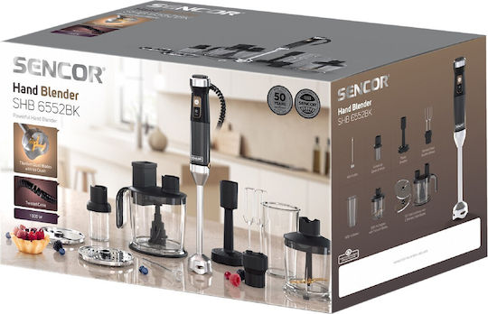 Sencor Ραβδομπλέντερ με Ανοξείδωτη Ράβδο 1500W Μαύρο