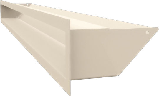 Kratki LUFT/9/100/45S/Κ Ορθογώνια Περσίδα Τζακιού 100x9cm Μπεζ