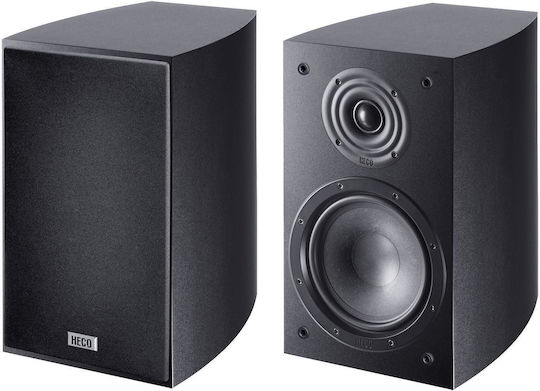 Heco Victa Elite 202 D1345800P Двойка Hi-Fi Говорители Bookself 65W 2 Брой шофьори Ш17.5xД22.5xВ29.2см. Черен