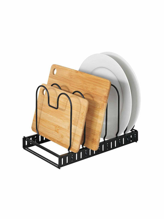 Wenko Metal Base for Pots & Pans 57x18x18cm Black