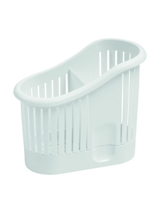 Curver Plastic Cutlery Drainer White 14x6.5x14.5cm