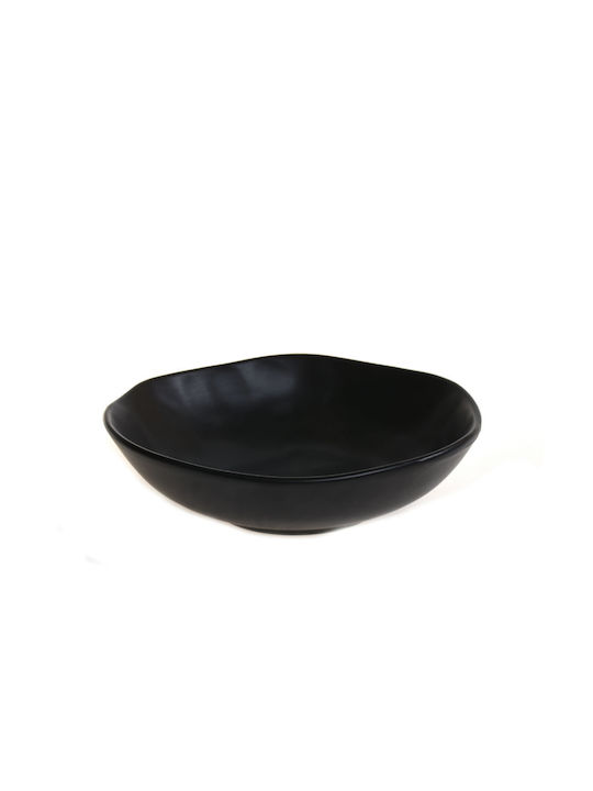 Marva Afrika Black Ceramic Dinnerware Set 19pcs