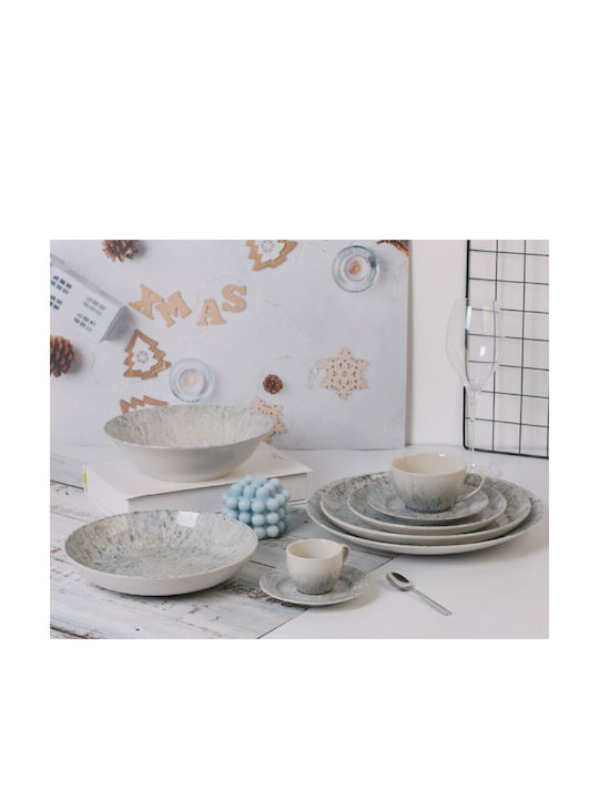 Cryspo Trio Transparent Ceramic Dinnerware Set 20pcs