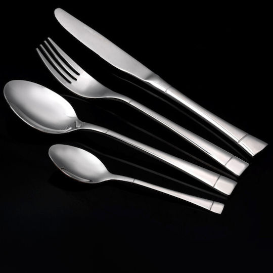 SP Tableware Сет ножове и вилице Неръждаеми Сребрист 24бр