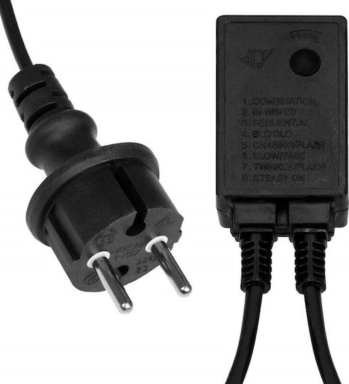 Țeavă luminată 480 Becuri 220V Roșu 21.5m IP44
