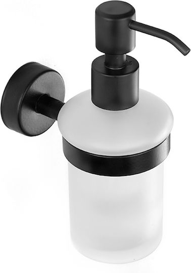 Kapitan Dispenser Γυάλινο Μαύρο