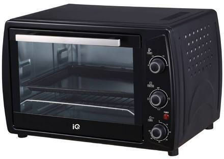 IQ Electric Countertop Oven 45lt with 3 Burners Black