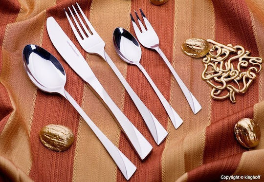 KING Hoff Inox Serving Utensil Set Silver