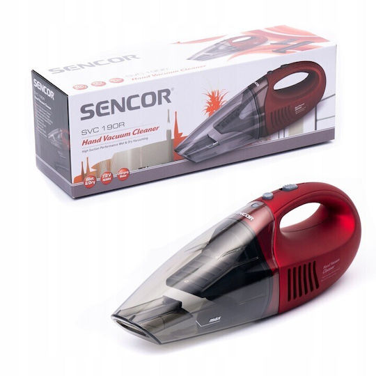Sencor Επαναφορτιζόμενο Σκουπάκι Χειρός 7.2V Κόκκινο