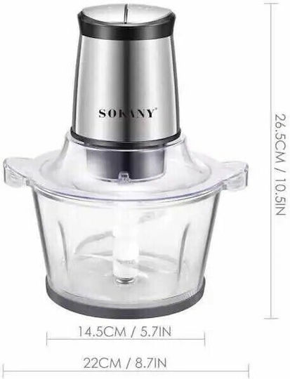 Sokany SK-7008 Chopper 800W with 2lt Container