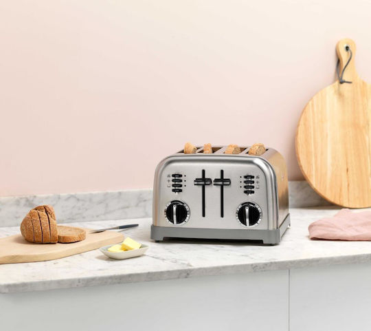 Cuisinart Toaster 4 Slots 1800W Inox