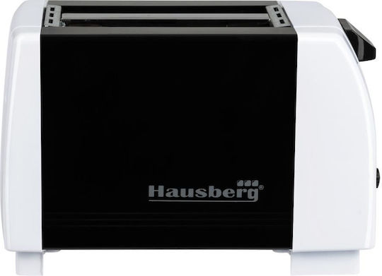 Hausberg Φρυγανιέρα 2 Θέσεων 750W Μαύρη