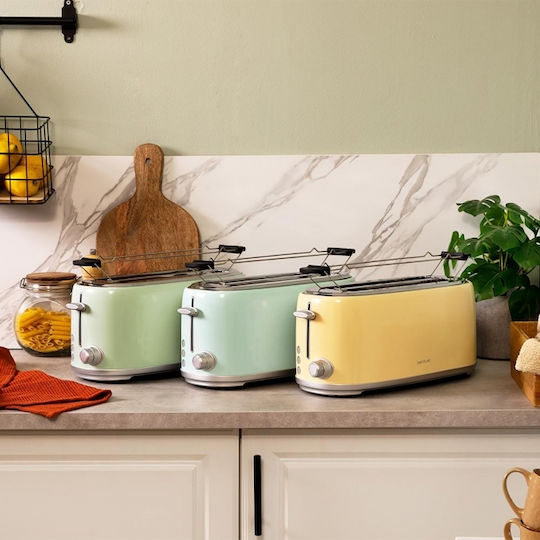 Cecotec Toast&Taste 1600 Retro Double Тостер Двуместна 1630W Син