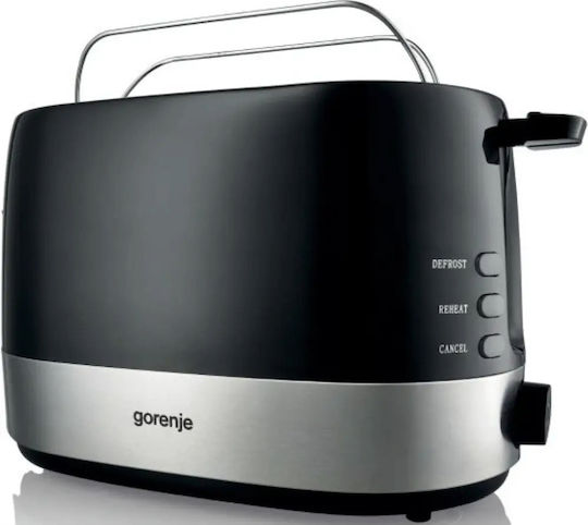 Gorenje T850BK Φρυγανιέρα 2 Θέσεων 850W Μαύρη
