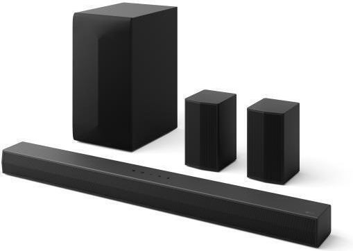 LG S60TR Soundbar 5.1 Bluetooth και HDMI 440W με Ασύρματο Subwoofer και Τηλεχειριστήριο Μαύρο