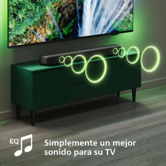 Philips Tab5109 Soundbar 2 Bluetooth și HDMI 120W cu Telecomanda Gri